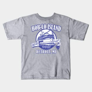 Boblo Island - Detroit, MI (vintage look) Kids T-Shirt